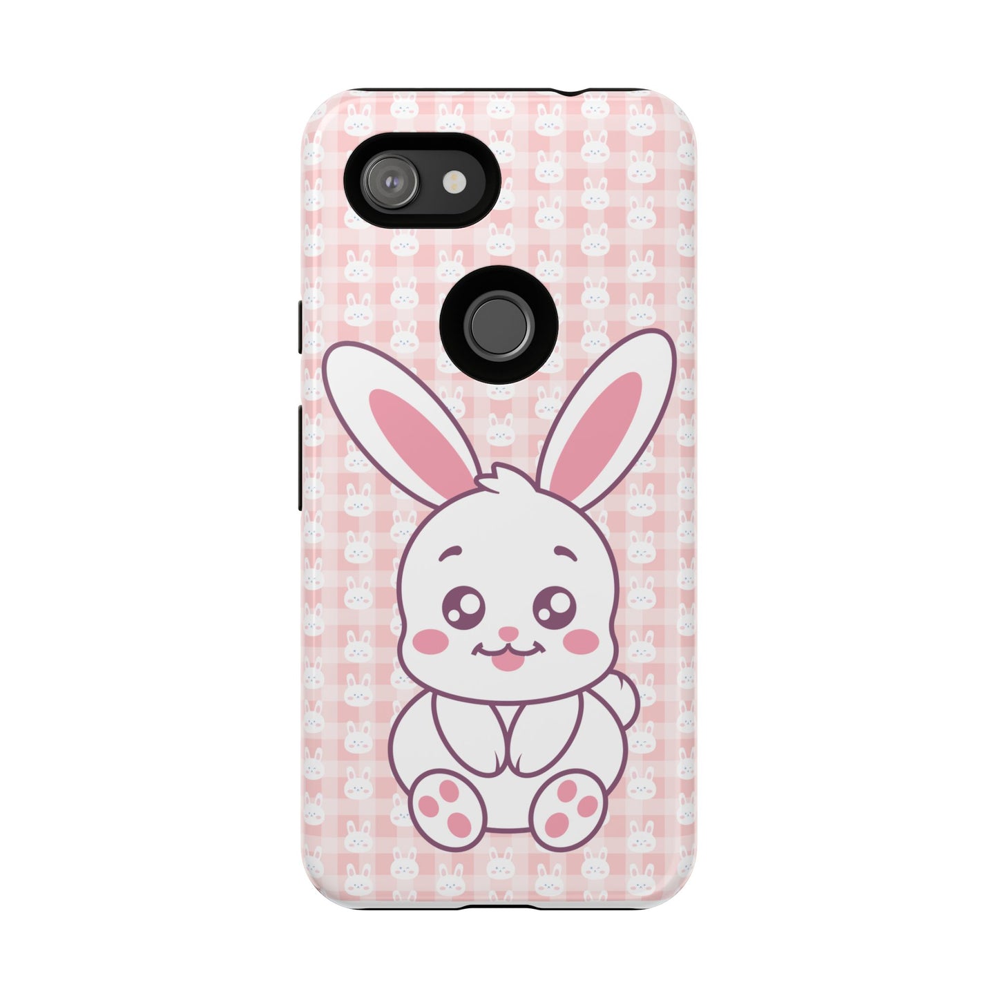 Google Pixel Phone Cases, Cute Bunny Carrot Kawaii Design, Protective Tough Case, Gift for Teens, Easter Gift