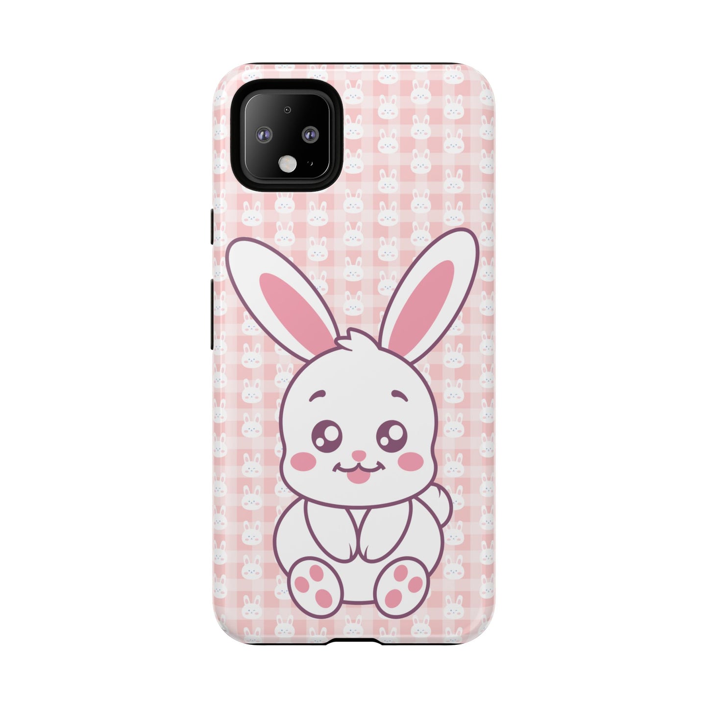 Google Pixel Phone Cases, Cute Bunny Carrot Kawaii Design, Protective Tough Case, Gift for Teens, Easter Gift