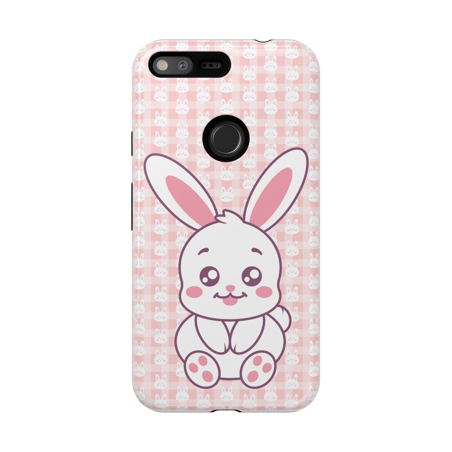 Google Pixel Phone Cases, Cute Bunny Carrot Kawaii Design, Protective Tough Case, Gift for Teens, Easter Gift