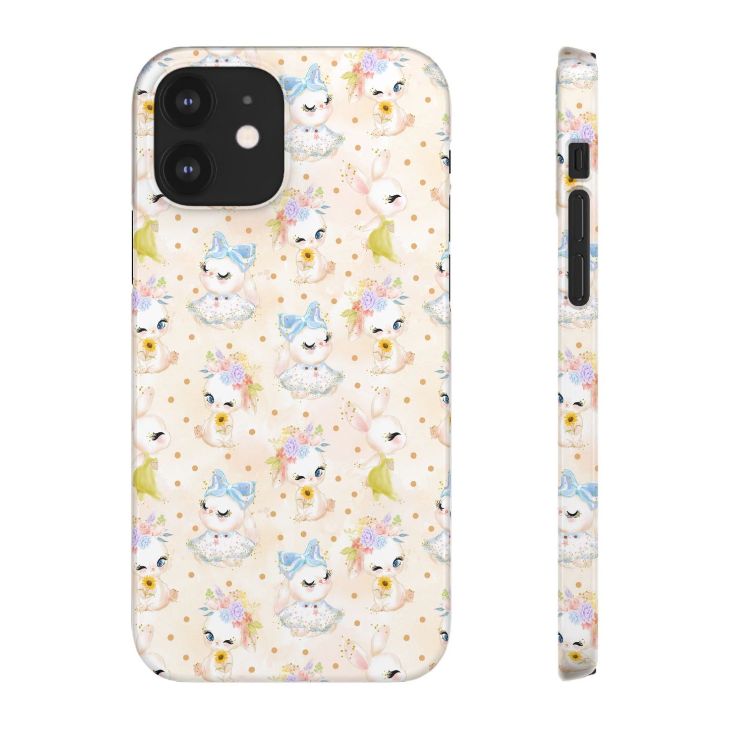 Snap Wallpaper iPhone and Samsung Cases, Bunny Phone Case, Rabbit Phone Cover, Cute Animal Accessories, Easter Gift Ideas