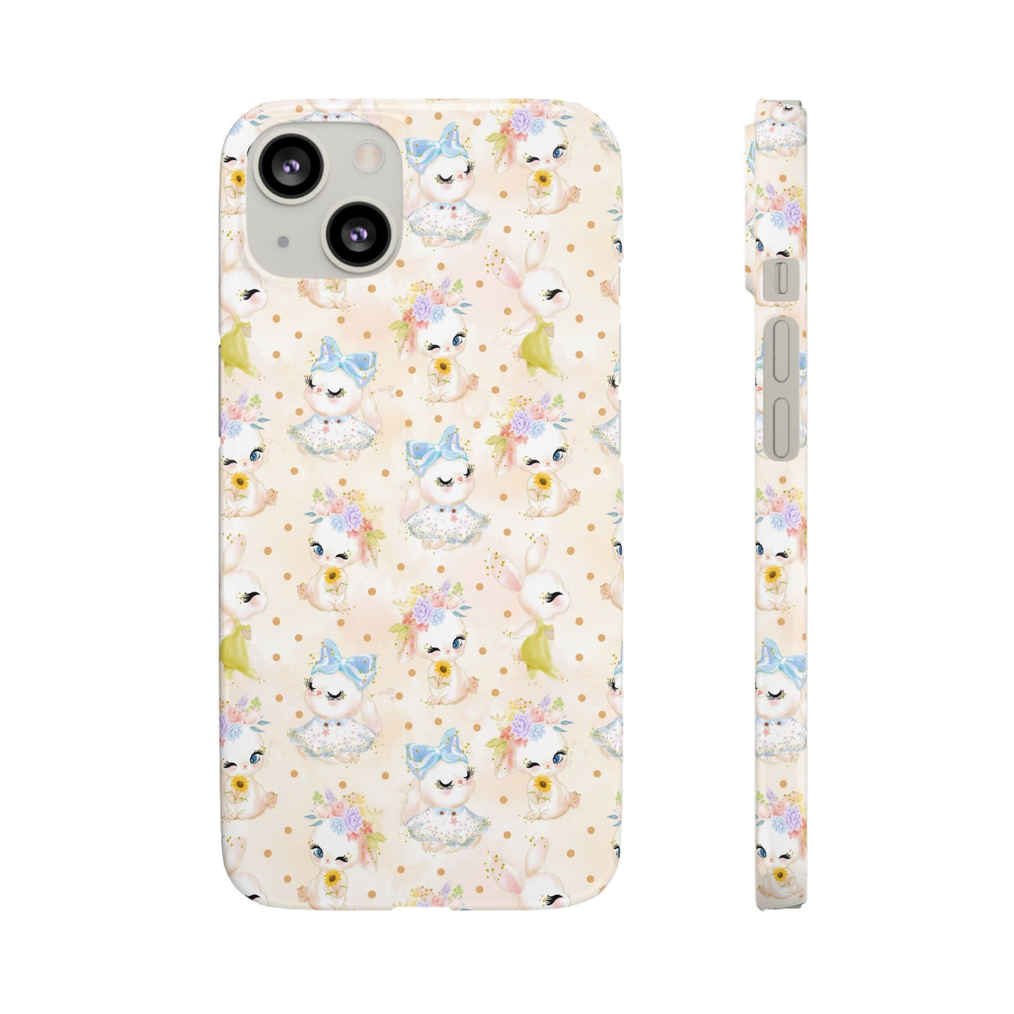 Snap Wallpaper iPhone and Samsung Cases, Bunny Phone Case, Rabbit Phone Cover, Cute Animal Accessories, Easter Gift Ideas
