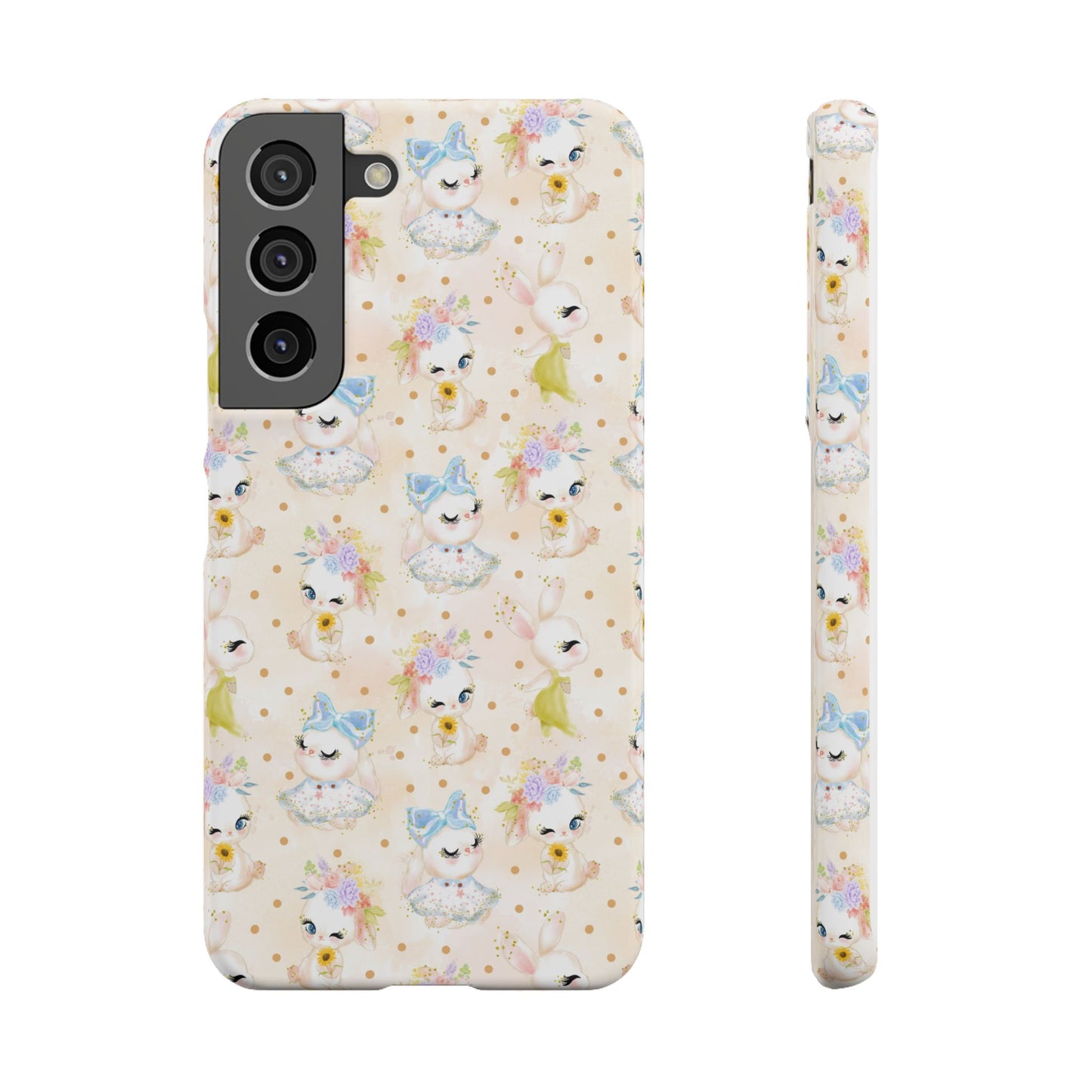 Snap Wallpaper iPhone and Samsung Cases, Bunny Phone Case, Rabbit Phone Cover, Cute Animal Accessories, Easter Gift Ideas