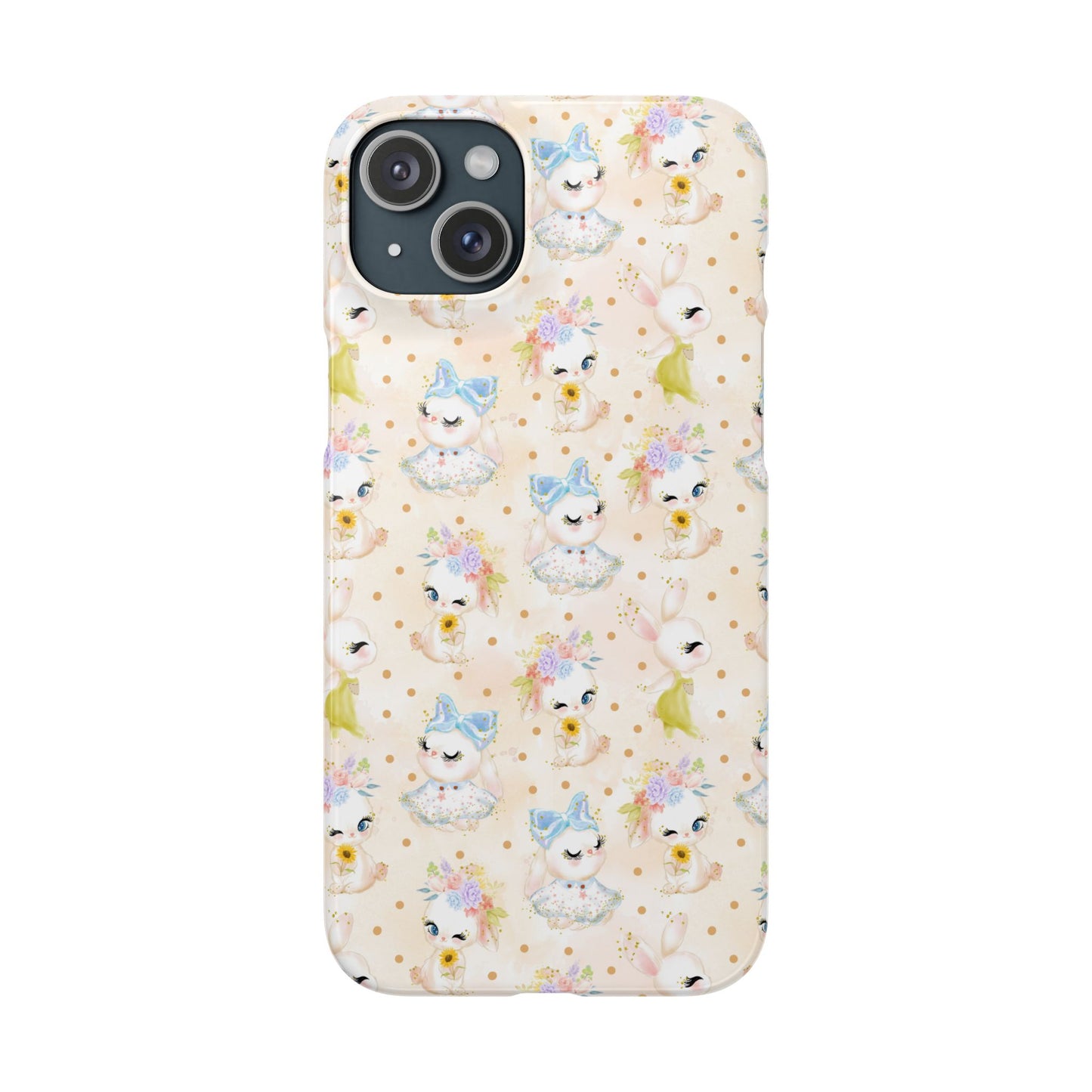 Snap Wallpaper iPhone and Samsung Cases, Bunny Phone Case, Rabbit Phone Cover, Cute Animal Accessories, Easter Gift Ideas
