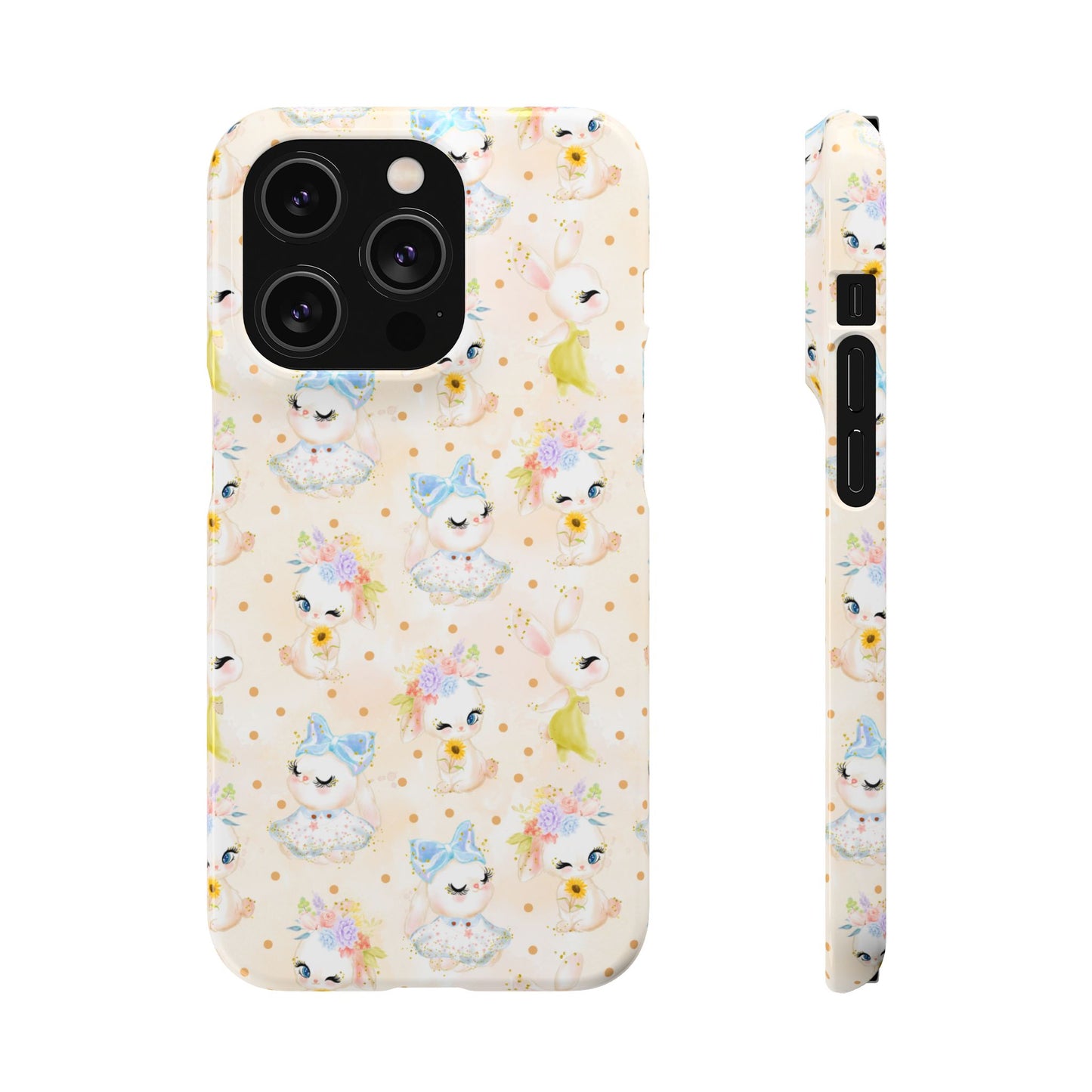 Snap Wallpaper iPhone and Samsung Cases, Bunny Phone Case, Rabbit Phone Cover, Cute Animal Accessories, Easter Gift Ideas
