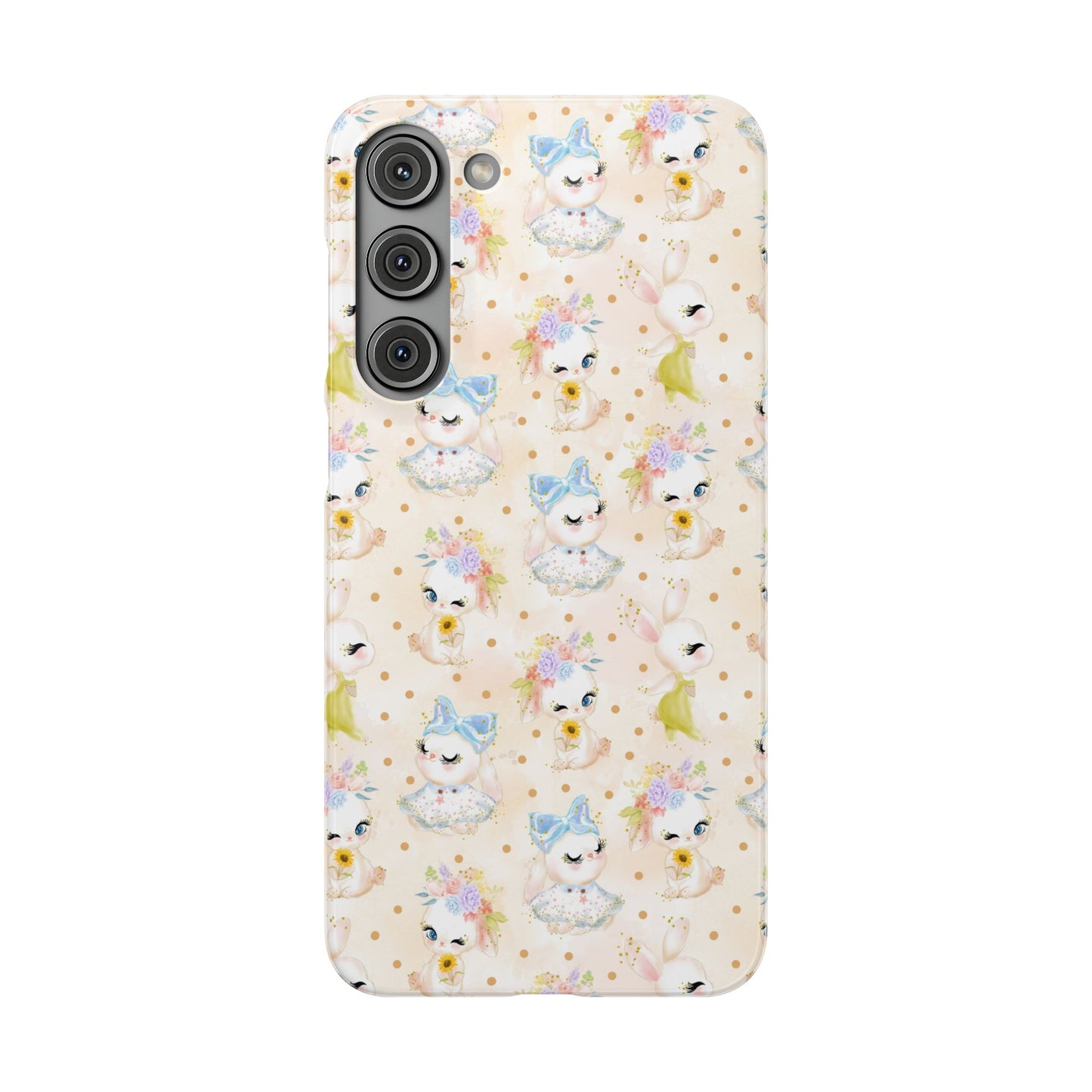 Snap Wallpaper iPhone and Samsung Cases, Bunny Phone Case, Rabbit Phone Cover, Cute Animal Accessories, Easter Gift Ideas
