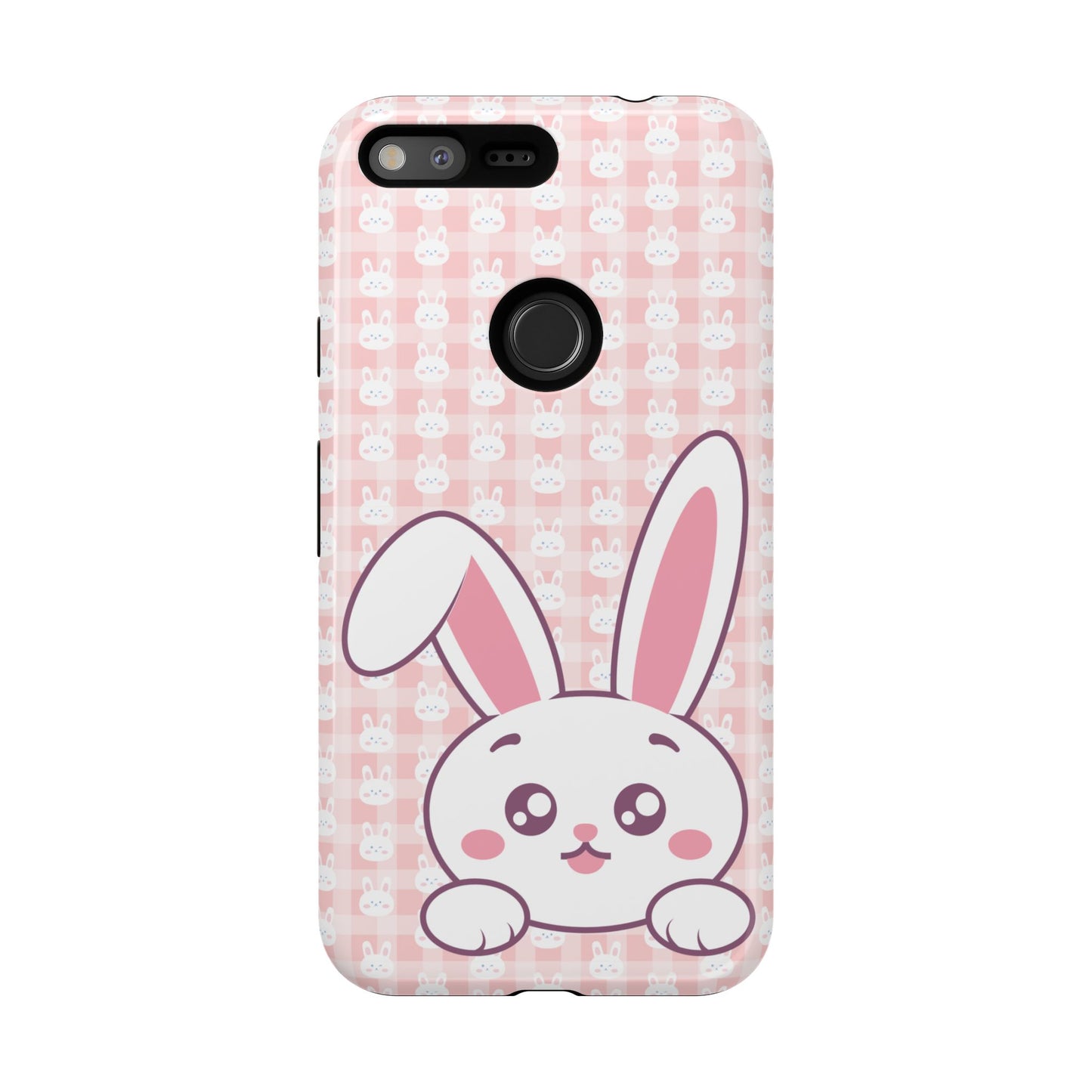 Google Pixel Phone Cases, Cute Bunny Design, Rabbit Lover Gift, Protective Cover, Animal Print, Personalized, Customizable