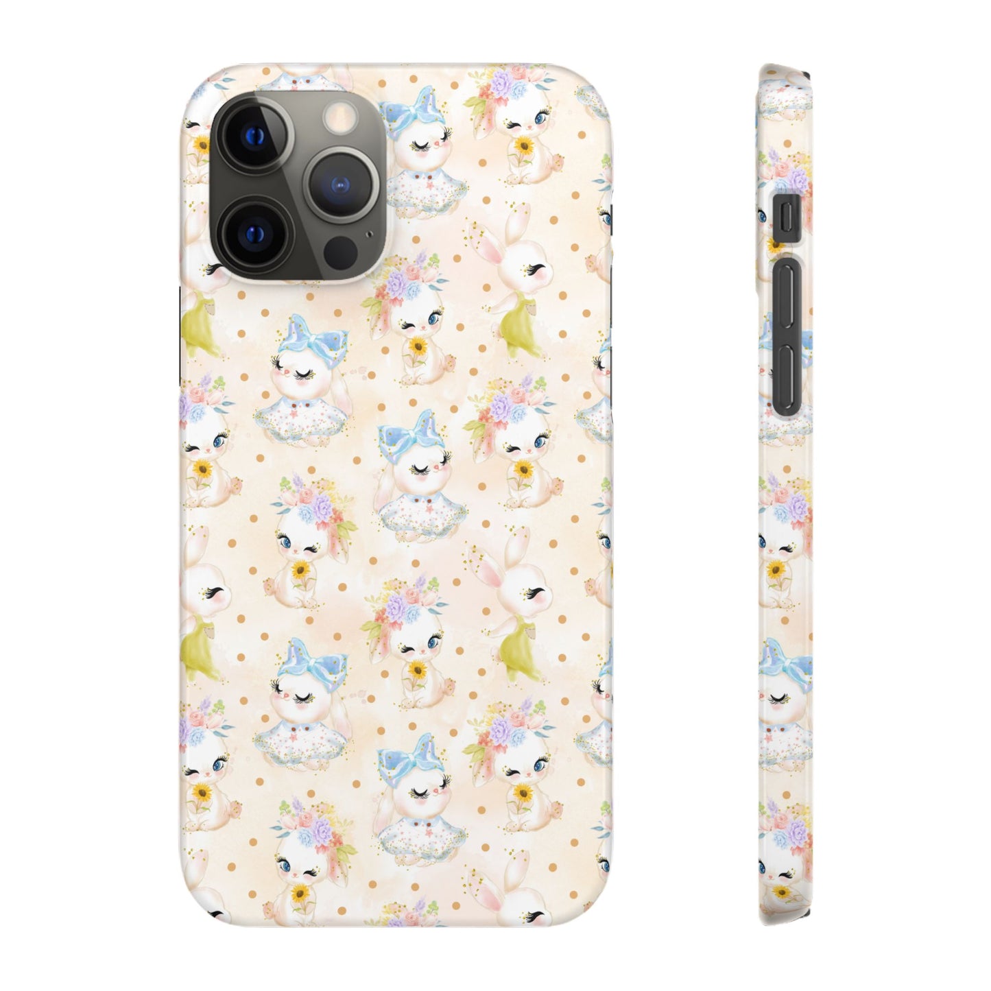 Snap Wallpaper iPhone and Samsung Cases, Bunny Phone Case, Rabbit Phone Cover, Cute Animal Accessories, Easter Gift Ideas