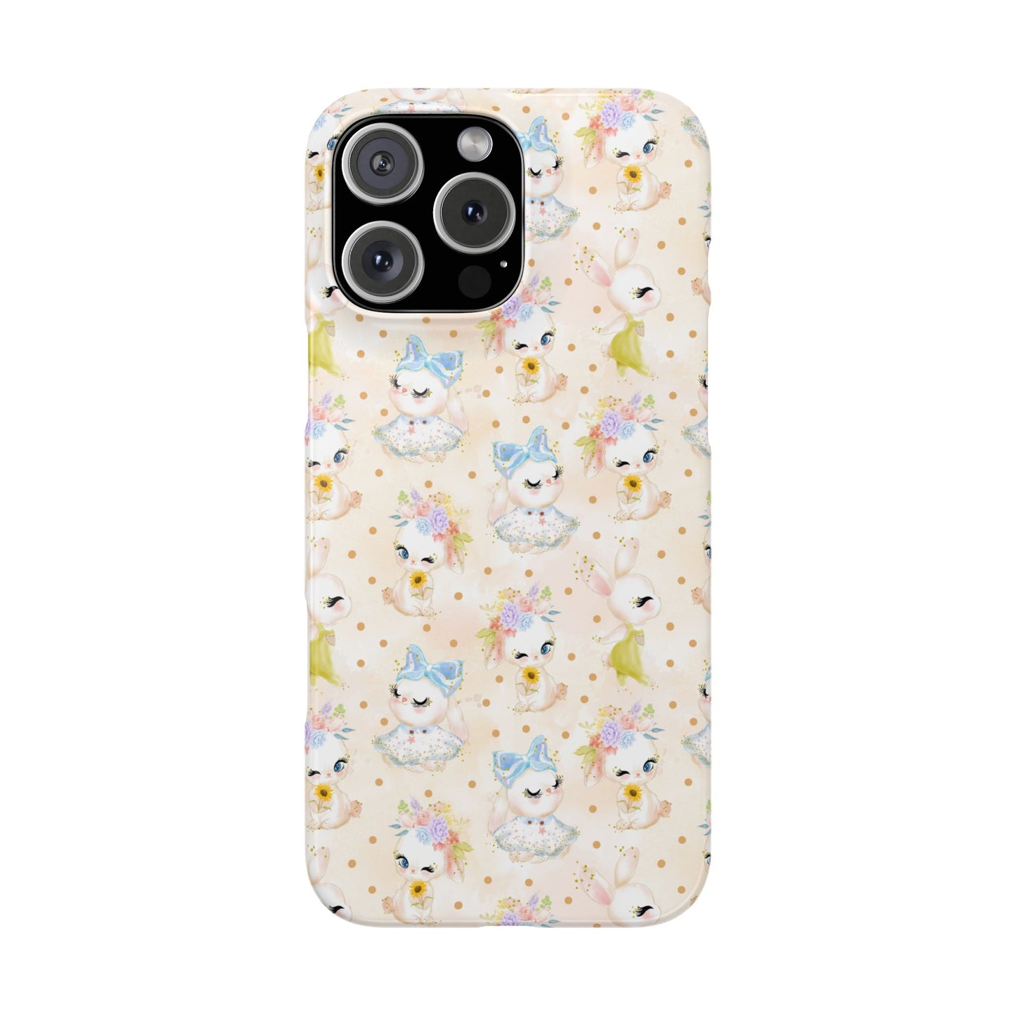 Snap Wallpaper iPhone and Samsung Cases, Bunny Phone Case, Rabbit Phone Cover, Cute Animal Accessories, Easter Gift Ideas