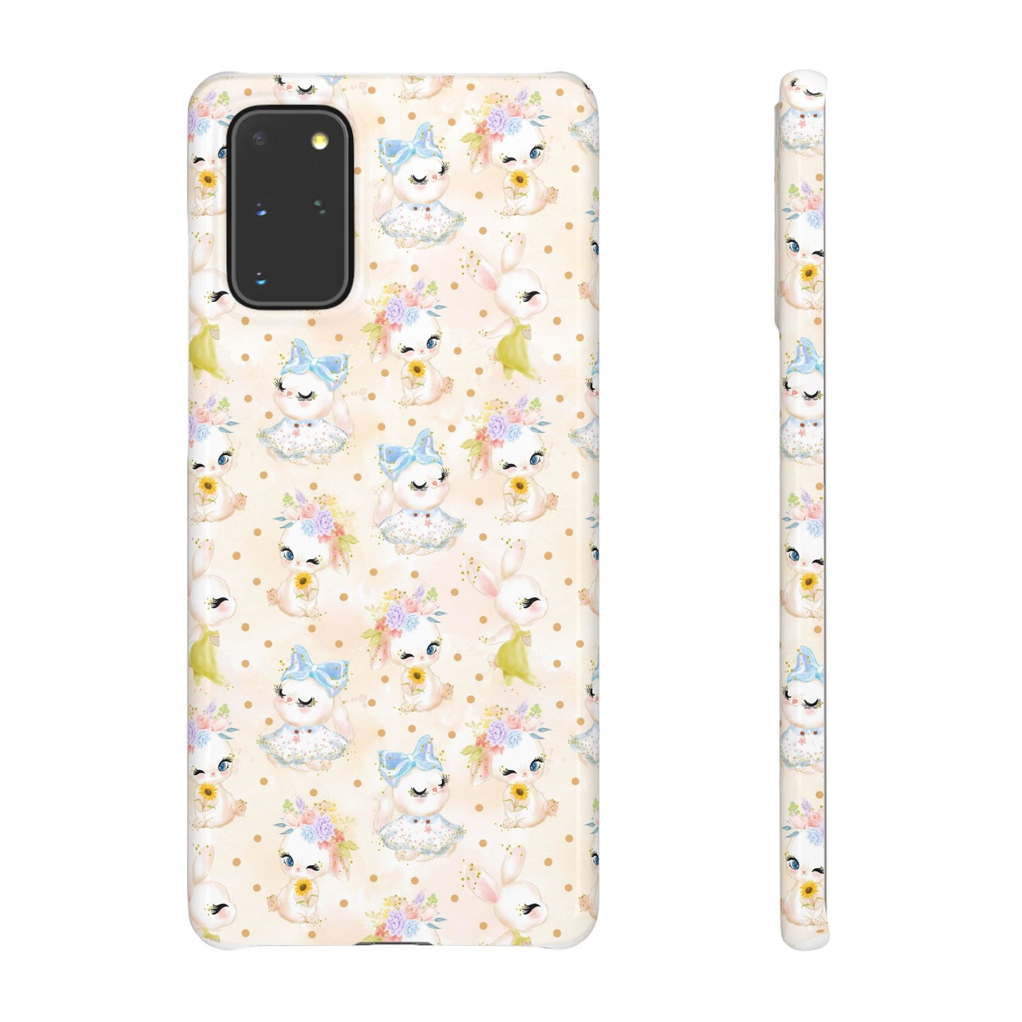 Snap Wallpaper iPhone and Samsung Cases, Bunny Phone Case, Rabbit Phone Cover, Cute Animal Accessories, Easter Gift Ideas