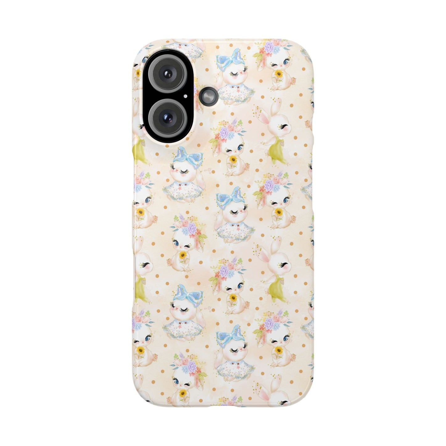 Snap Wallpaper iPhone and Samsung Cases, Bunny Phone Case, Rabbit Phone Cover, Cute Animal Accessories, Easter Gift Ideas