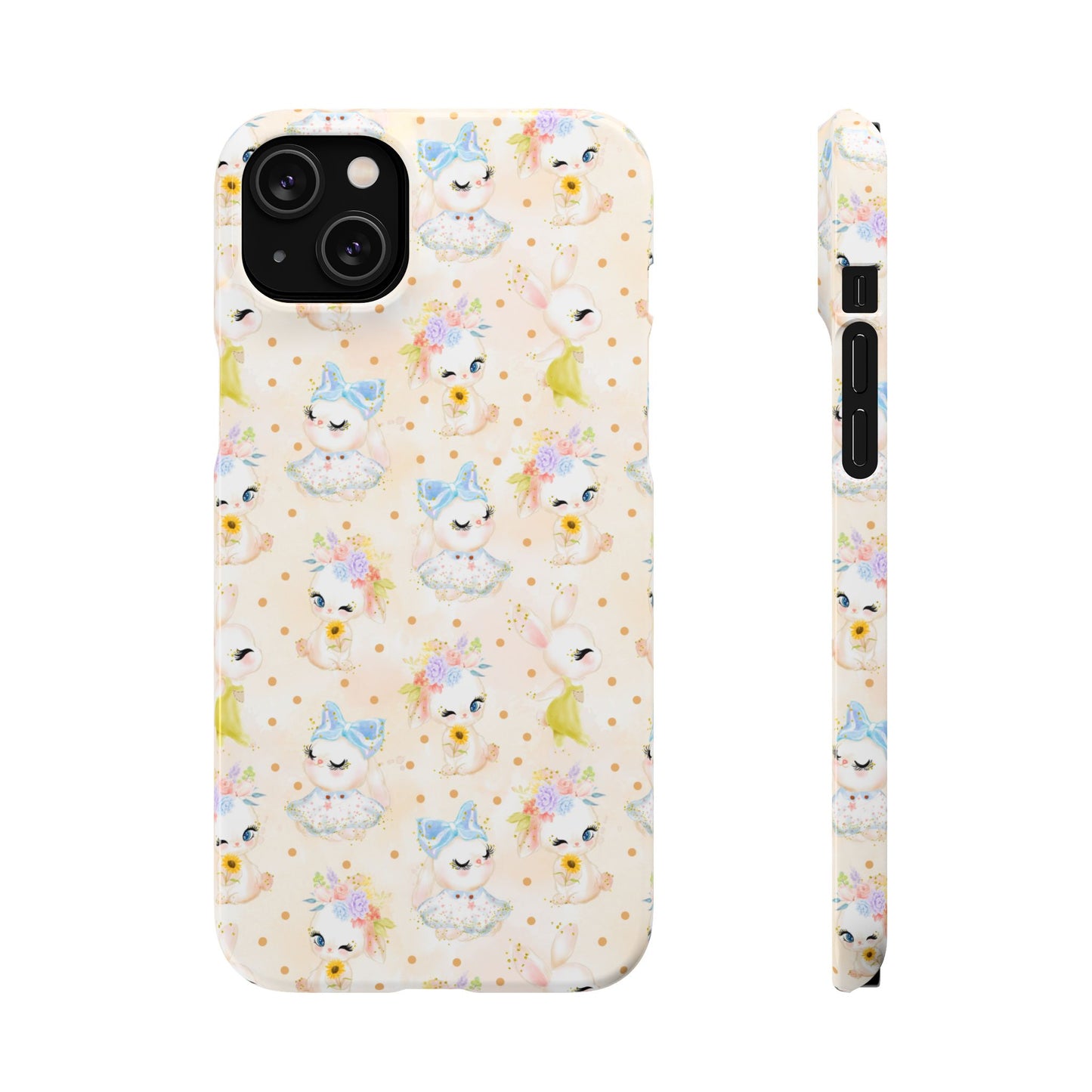 Snap Wallpaper iPhone and Samsung Cases, Bunny Phone Case, Rabbit Phone Cover, Cute Animal Accessories, Easter Gift Ideas