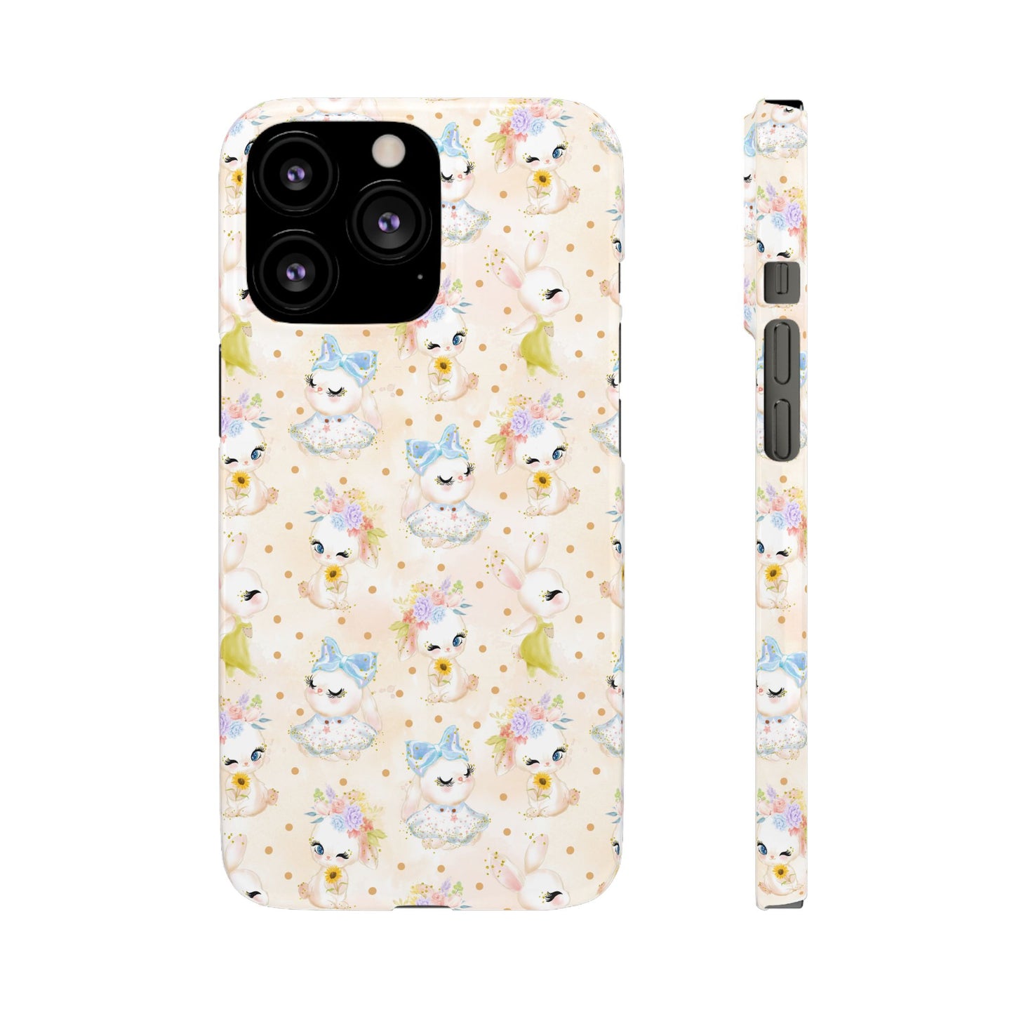 Snap Wallpaper iPhone and Samsung Cases, Bunny Phone Case, Rabbit Phone Cover, Cute Animal Accessories, Easter Gift Ideas
