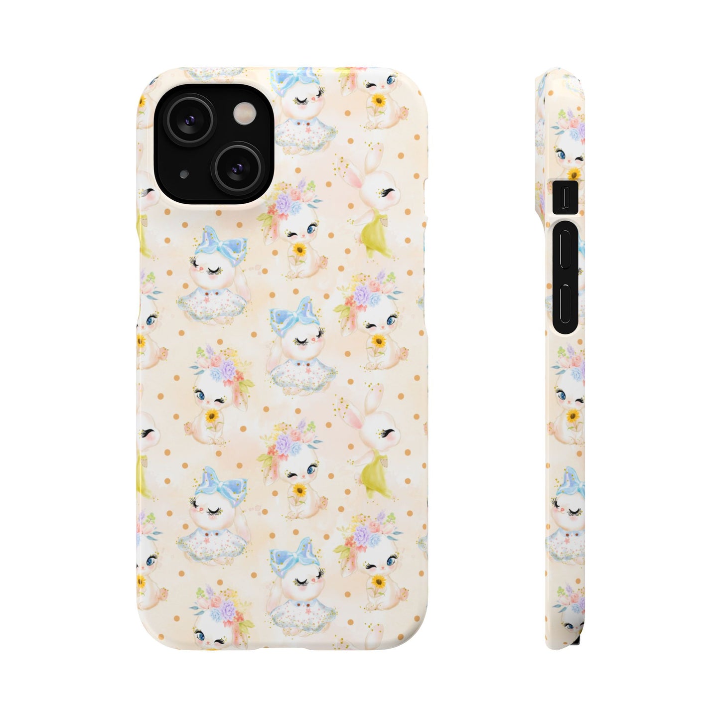 Snap Wallpaper iPhone and Samsung Cases, Bunny Phone Case, Rabbit Phone Cover, Cute Animal Accessories, Easter Gift Ideas