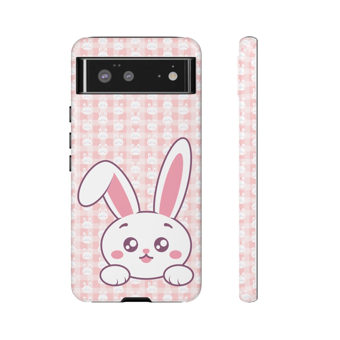 Google Pixel Phone Cases, Cute Bunny Design, Rabbit Lover Gift, Protective Cover, Animal Print, Personalized, Customizable