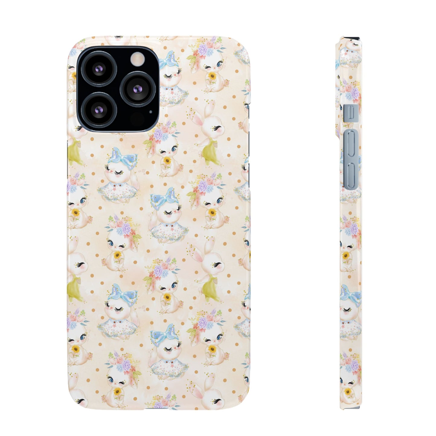 Snap Wallpaper iPhone and Samsung Cases, Bunny Phone Case, Rabbit Phone Cover, Cute Animal Accessories, Easter Gift Ideas