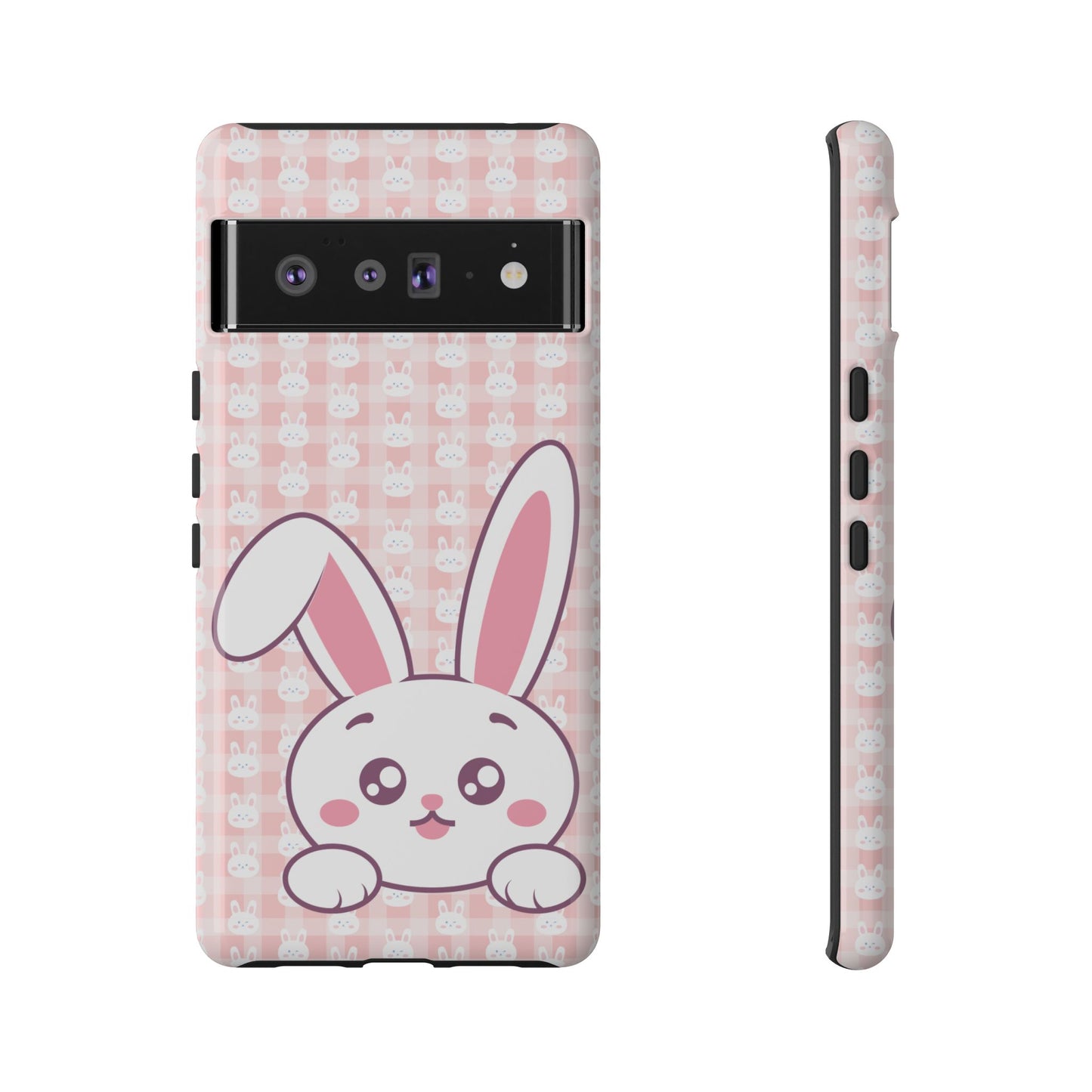 Google Pixel Phone Cases, Cute Bunny Design, Rabbit Lover Gift, Protective Cover, Animal Print, Personalized, Customizable