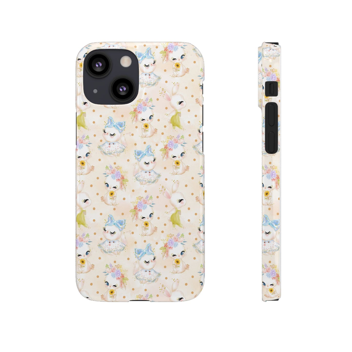 Snap Wallpaper iPhone and Samsung Cases, Bunny Phone Case, Rabbit Phone Cover, Cute Animal Accessories, Easter Gift Ideas