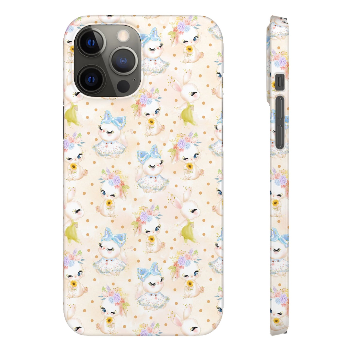 Snap Wallpaper iPhone and Samsung Cases, Bunny Phone Case, Rabbit Phone Cover, Cute Animal Accessories, Easter Gift Ideas