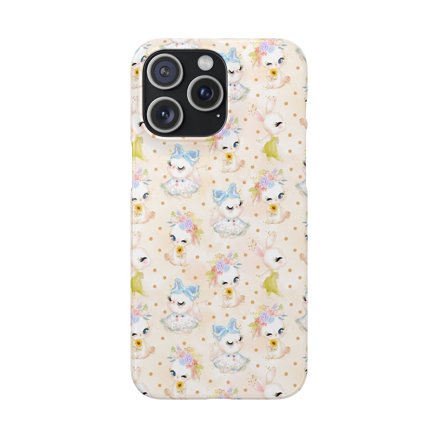 Snap Wallpaper iPhone and Samsung Cases, Bunny Phone Case, Rabbit Phone Cover, Cute Animal Accessories, Easter Gift Ideas