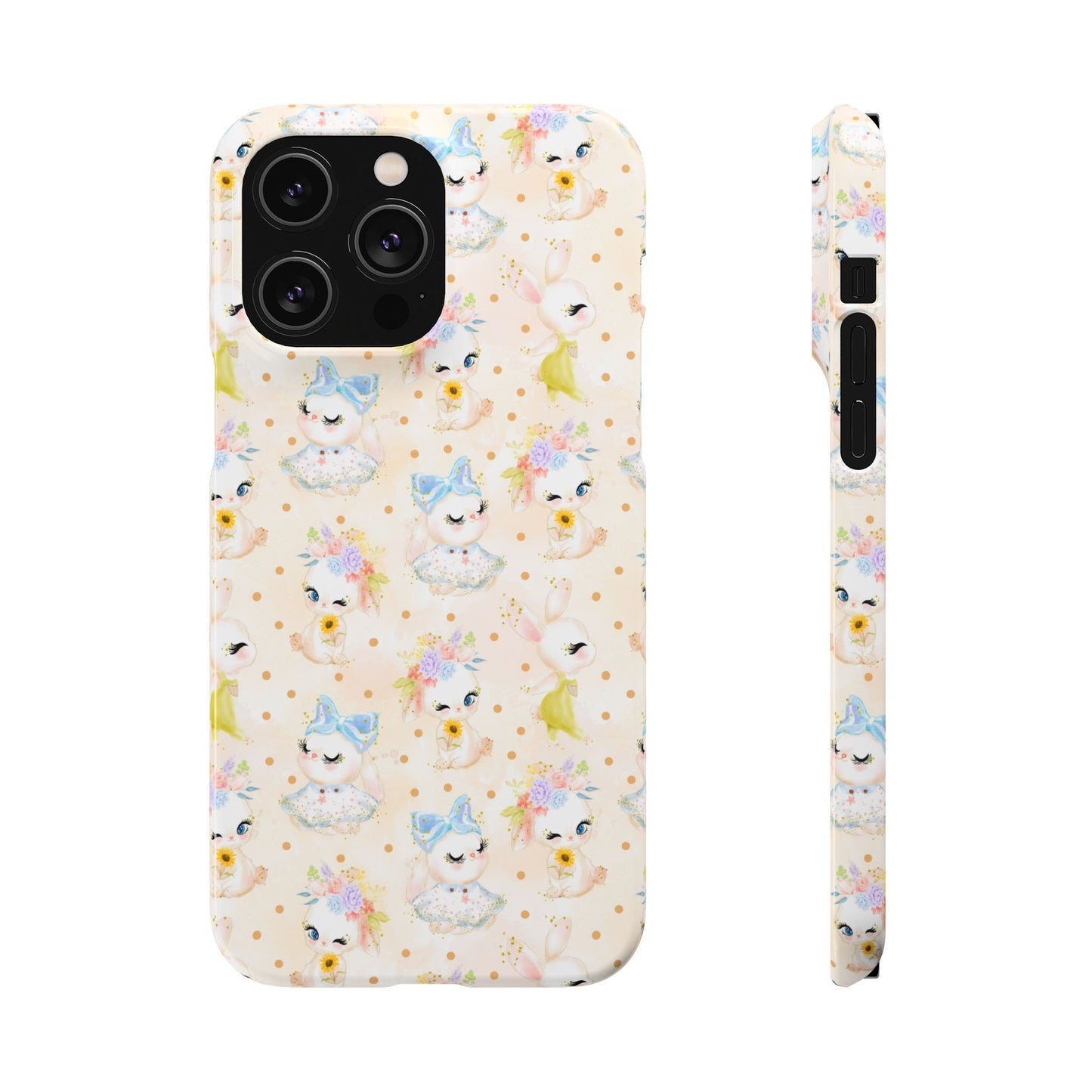 Snap Wallpaper iPhone and Samsung Cases, Bunny Phone Case, Rabbit Phone Cover, Cute Animal Accessories, Easter Gift Ideas