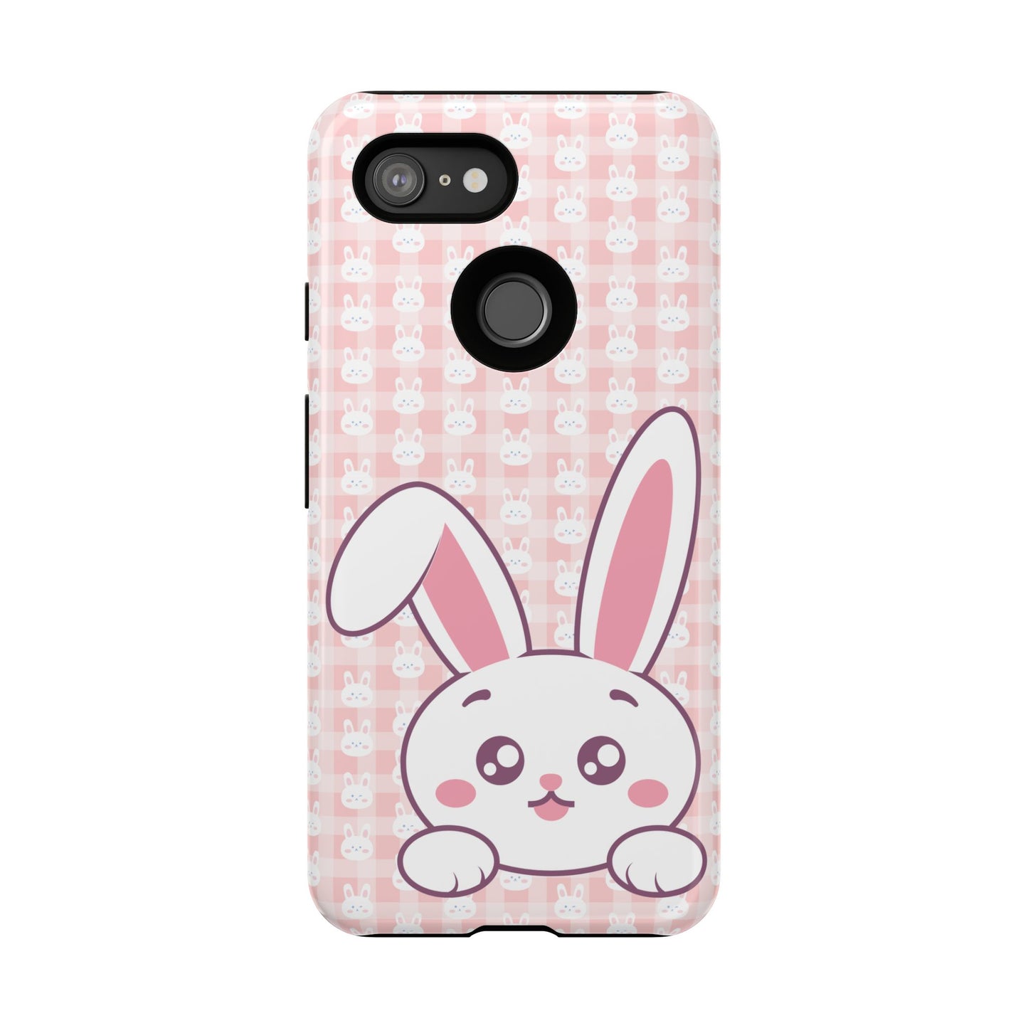 Google Pixel Phone Cases, Cute Bunny Design, Rabbit Lover Gift, Protective Cover, Animal Print, Personalized, Customizable