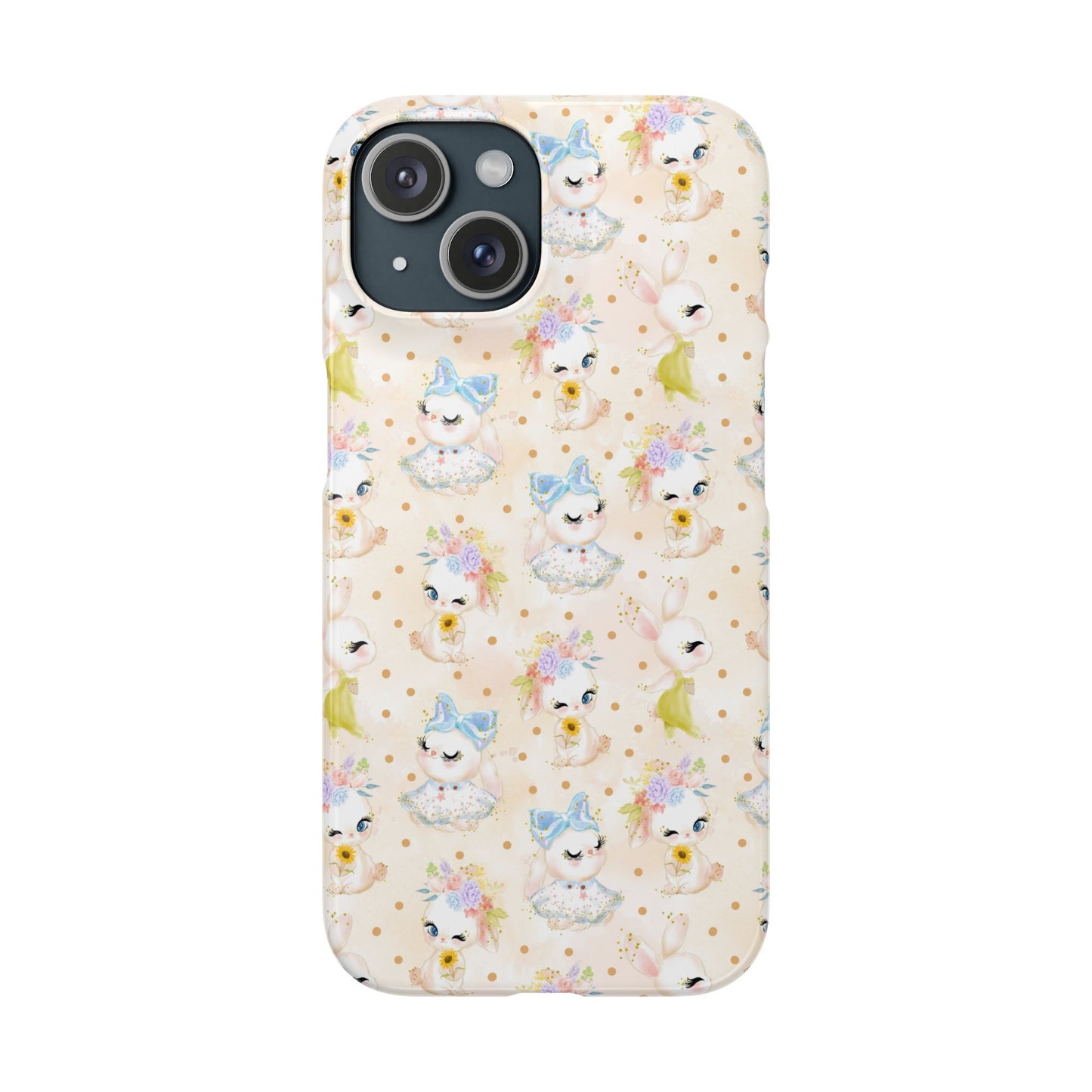Snap Wallpaper iPhone and Samsung Cases, Bunny Phone Case, Rabbit Phone Cover, Cute Animal Accessories, Easter Gift Ideas